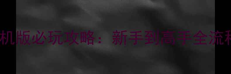 图片 CMSWat中文单机版必玩攻略：新手到高手全流程与技巧分享1