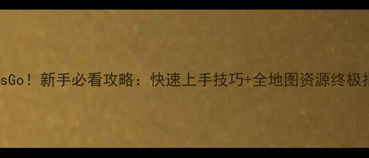 图片 Let'sGo！新手必看攻略：快速上手技巧+全地图资源终极指南1