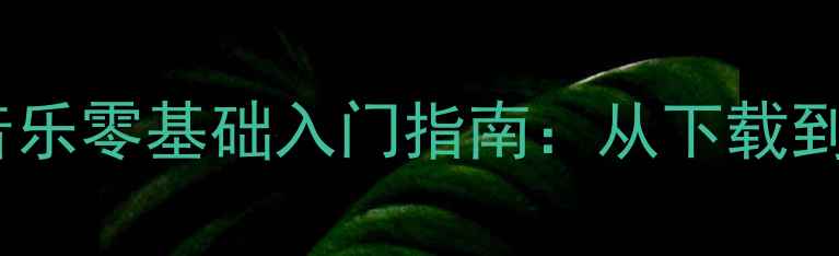 图片 保姆级攻略嘟嘟音乐零基础入门指南：从下载到精通全流程详解2