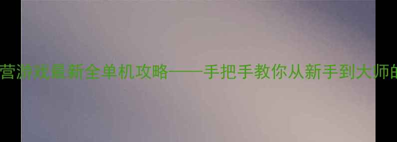 图片 做饭模拟经营游戏最新全单机攻略——手把手教你从新手到大师的烹饪之路2