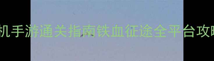 图片 军事战争类单机手游通关指南铁血征途全平台攻略与实战技巧1