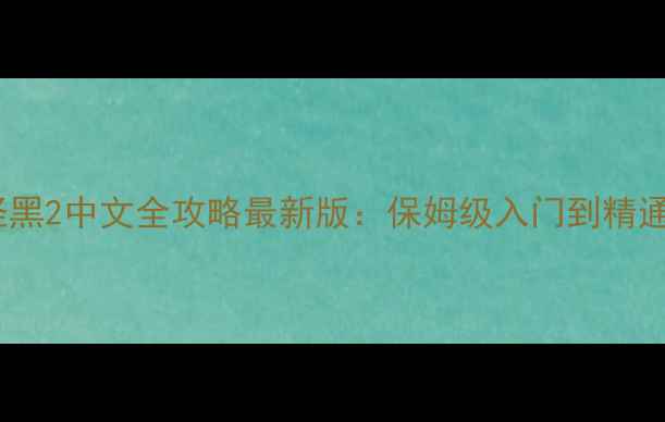 图片 口袋妖怪黑2中文全攻略最新版：保姆级入门到精通全指南1