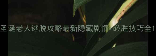 图片 圣诞老人逃脱攻略最新隐藏剧情+必胜技巧全1
