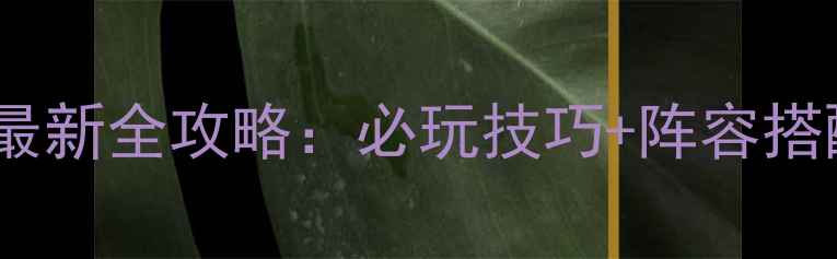 图片 幻想三国志5最新全攻略：必玩技巧+阵容搭配+隐藏剧情2