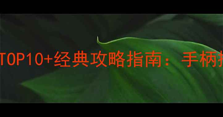 图片 必玩PSPFPS单机游戏TOP10+经典攻略指南：手柄操作技巧与存档秘籍1