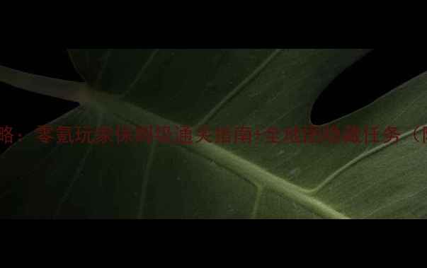 图片 放置时代电脑单机攻略：零氪玩家保姆级通关指南+全地图隐藏任务（附高帧率设置教程）1