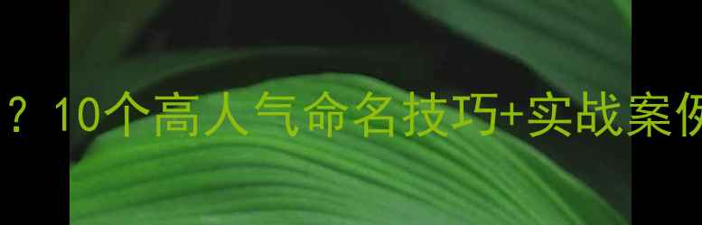 图片 旅行青蛙名字怎么取？10个高人气命名技巧+实战案例全（附避坑指南）1