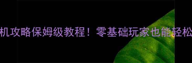 图片 武林外传单机攻略保姆级教程！零基础玩家也能轻松激活+通关2