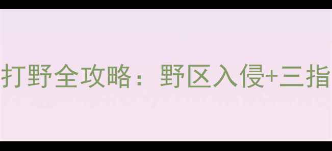 图片 王者荣耀单排上分必看！韩信打野全攻略：野区入侵+三指操作+野怪反野技巧大公开！2
