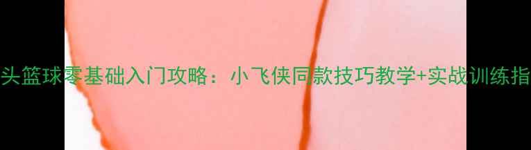 图片 街头篮球零基础入门攻略：小飞侠同款技巧教学+实战训练指南