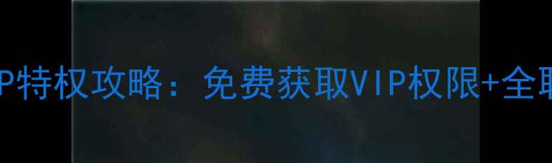 图片 诛仙单机版VIP特权攻略：免费获取VIP权限+全职业养成指南2