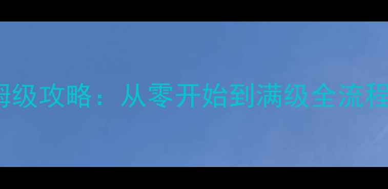 图片 🔥NSletsgo保姆级攻略：从零开始到满级全流程手把手教学🔥1