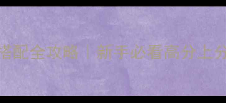 图片 🔥三国大时代2兵种搭配全攻略｜新手必看高分上分技巧+保姆级阵容💥