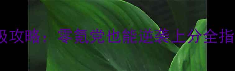 图片 🔥天命三国手游保姆级攻略：零氪党也能逆袭上分全指南（附免费资源包）1