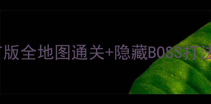 图片 🔥快打三国必胜攻略：BT版全地图通关+隐藏BOSS打法（附最新版本更新）💥2