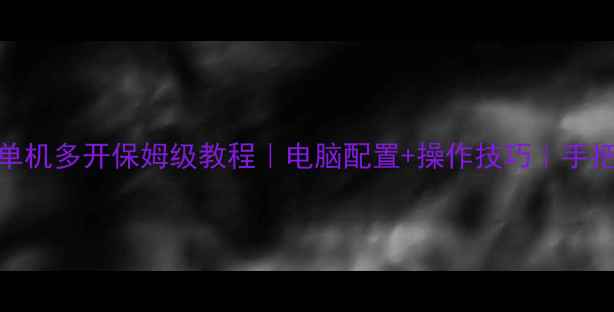 图片 🔥暗黑2单机多开保姆级教程｜电脑配置+操作技巧｜手把手教学1