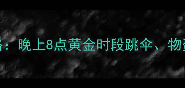 图片 🔥绝地求生零点吃鸡攻略：晚上8点黄金时段跳伞、物资分配、决赛圈战术全🔥